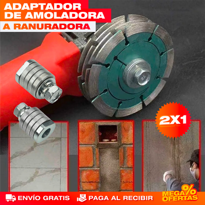Adaptador de Amoladora a Ranuradora – Convierte tu Amoladora en Ranuradora · 2x1