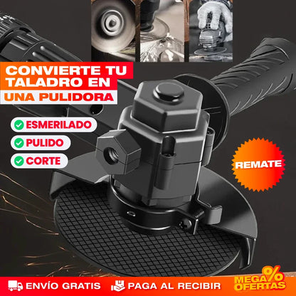 Adaptador Convertidor de Taladro a Pulidora – Convierte tu Taladro en Pulidora al Instante