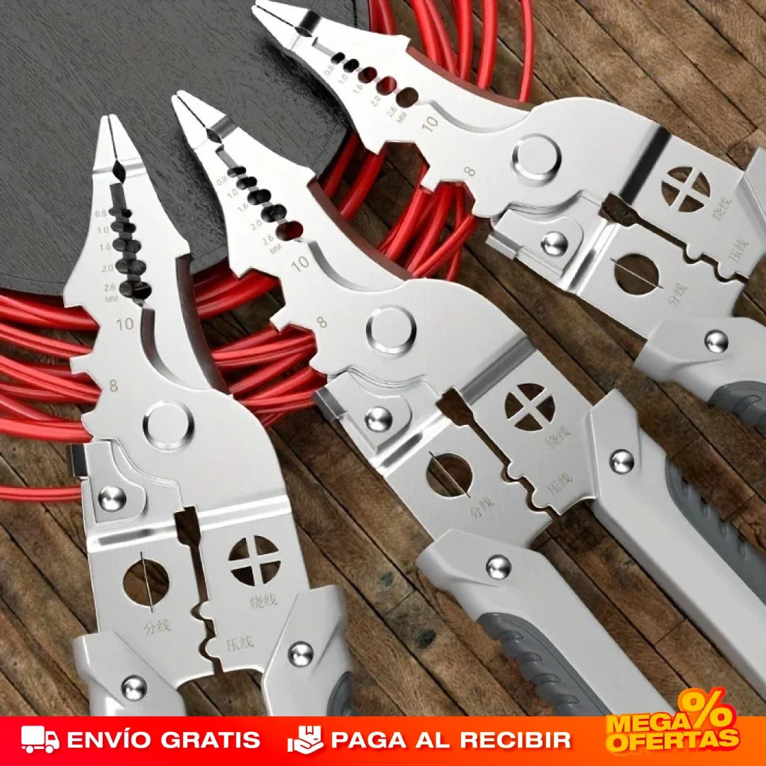 Alicate Pelacables Multipropósito – Pela y Corta Cables en un Solo Movimiento