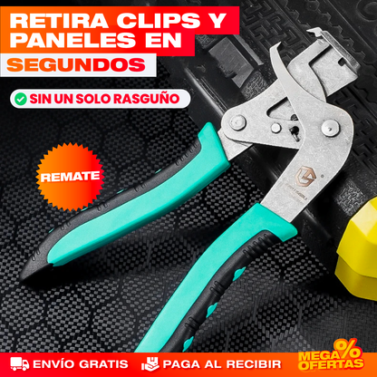 Alicate Removedor de Clips para Carro + 50 Clips – Saca Clips del Tapizado Sin Romperlos