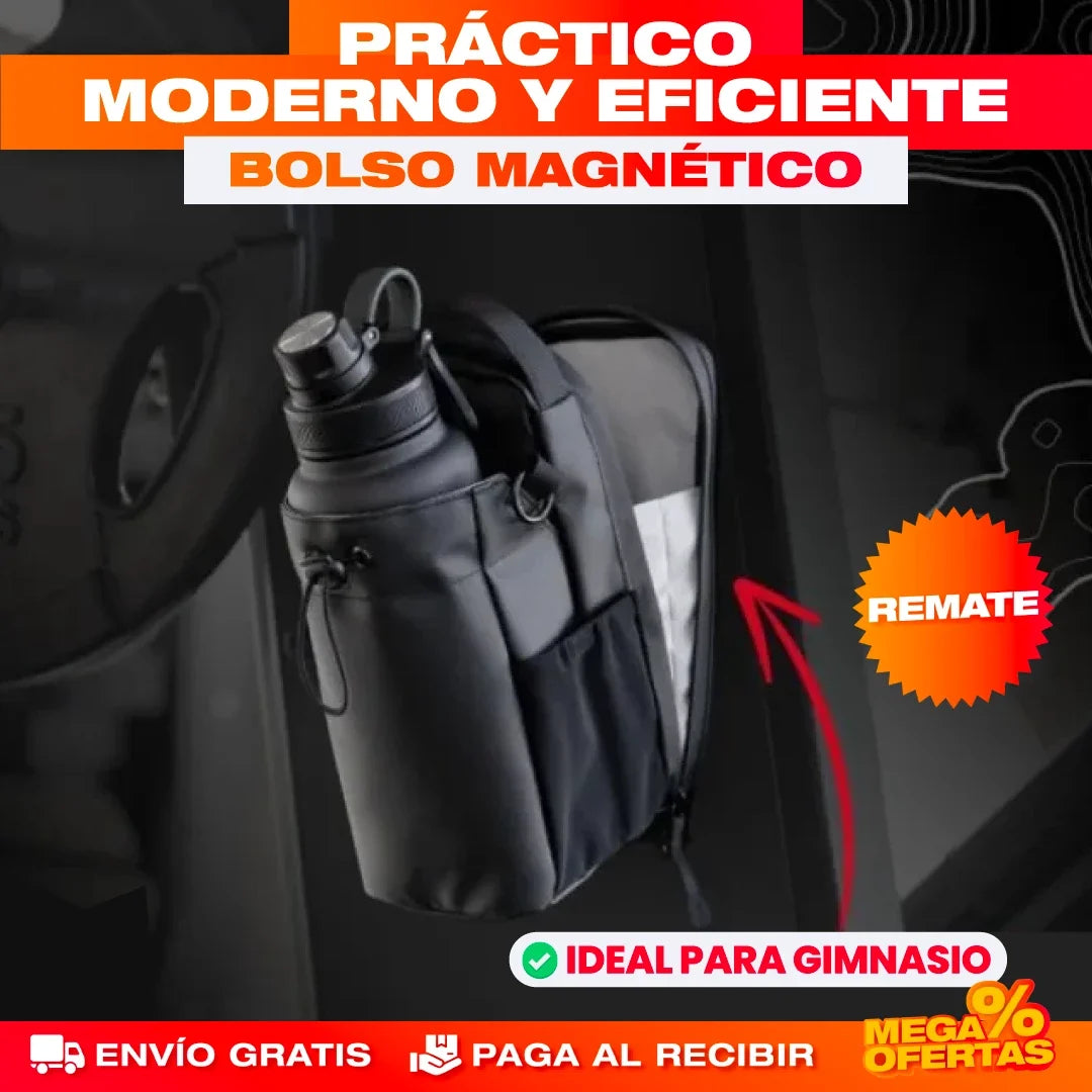 Bolso Magnético de Gimnasio para Termo – Lleva tu Termo Sin Ocupar las Manos