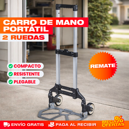 Carrito Plegable para Mercado – Carga Todo el Mercado Sin Reventar las Bolsas