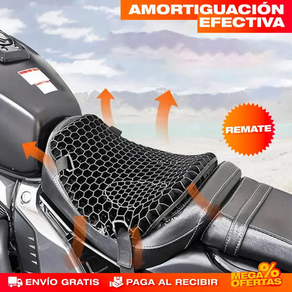 Cojín de Silicona para Moto – Adiós al Dolor de Cola en los Viajes Largos