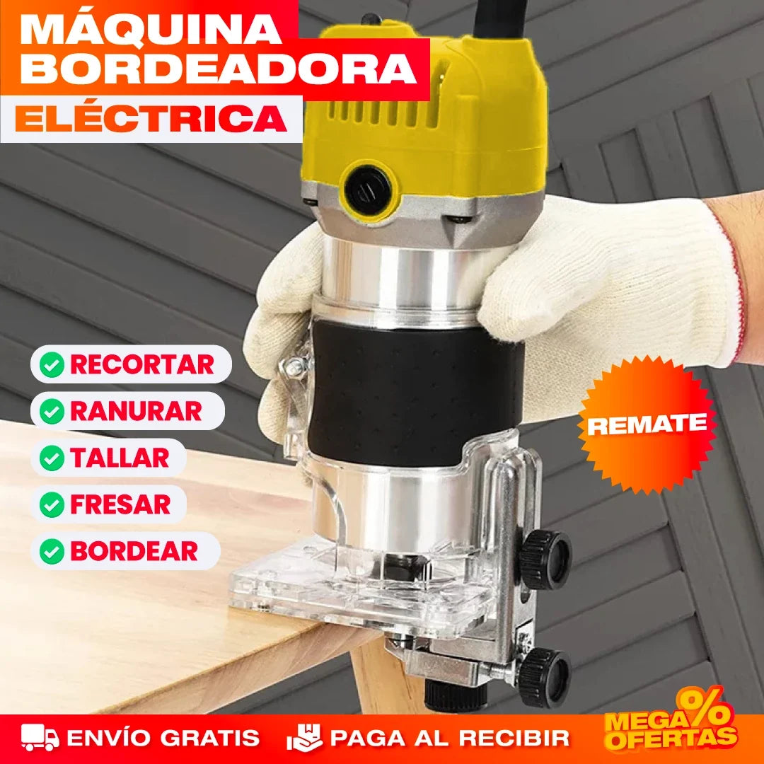 Bordeadora Eléctrica para Carpintería – Bordes y Acabados de Carpintero en Casa