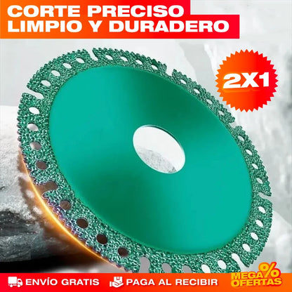 2 Discos de Corte de Diamante Indestructible – Corta Cerámica y Metal Sin Desgastarse · 2x1