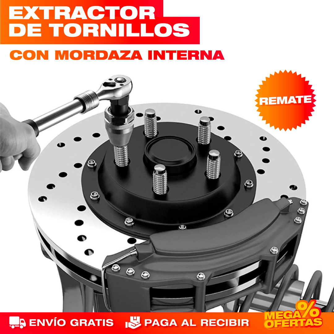 2 Extractores de Tornillos – Saca el Tornillo Pasado Sin Dañar la Pieza · 2x1