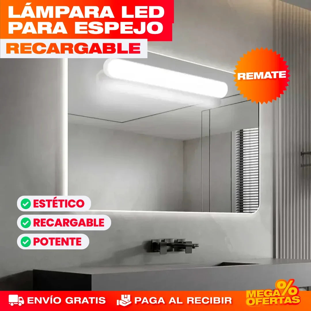 Lámpara LED Magnética – Luz Donde la Necesites, Sin Cables ni Tornillos