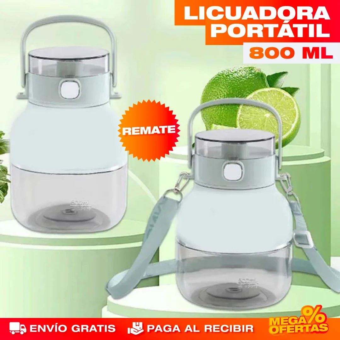 Licuadora Portátil para Jugos, Batidos y Suplementos – Batidos Donde Estés, Sin Cables