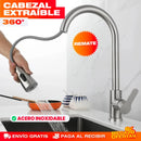 Grifo Extensible de Cocina de Lujo 360° – Llega a Cada Rincón del Lavaplatos