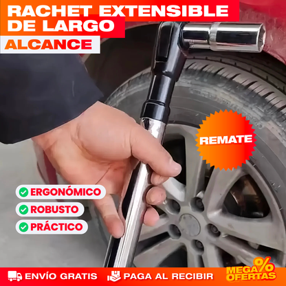 Llave Trinquete Extendida – Aprieta en Espacios Imposibles Sin Lastimarte
