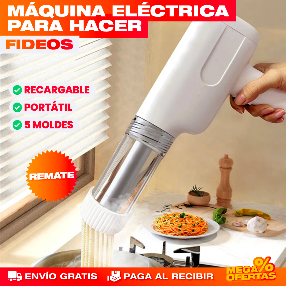 Máquina Eléctrica para Hacer Pastas – Pasta Fresca Casera en Minutos