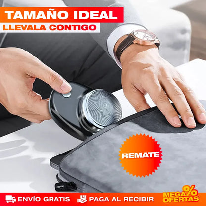 Promo 2x1 Mini Afeitadora Eléctrica USB de Larga Duración – Aféitate Donde Sea Sin Cables