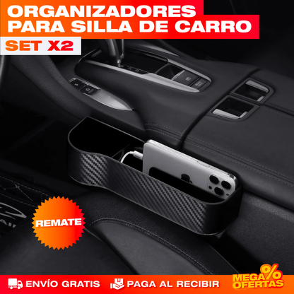 2 Organizadores para Silla de Carro – Nada se Cae Entre los Asientos · Combo x2