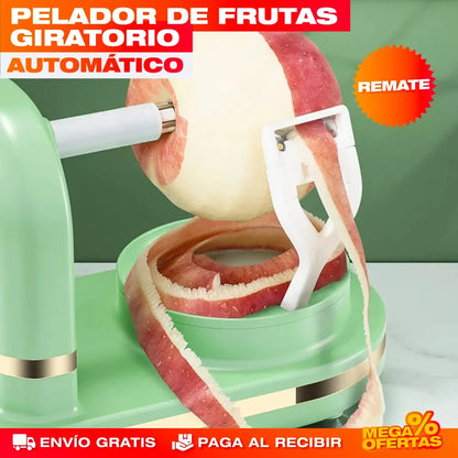 Pelador de Frutas Giratorio 360° Luxury – Pela Frutas en Segundos Sin Cansar la Mano