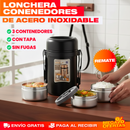 Lonchera Térmica 3 en 1 de Acero Inoxidable – Tu Almuerzo Caliente Hasta la Hora de Comer