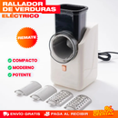 Rallador de Verduras Eléctrico 3 en 1 – Ralla y Pica en Segundos Sin Esfuerzo