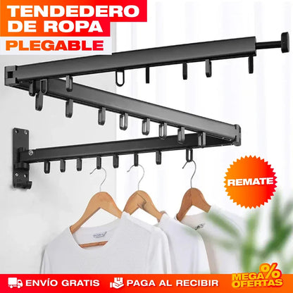 Gancho Tendedero Retráctil de Aluminio – Tiende la Ropa en Cualquier Rincón