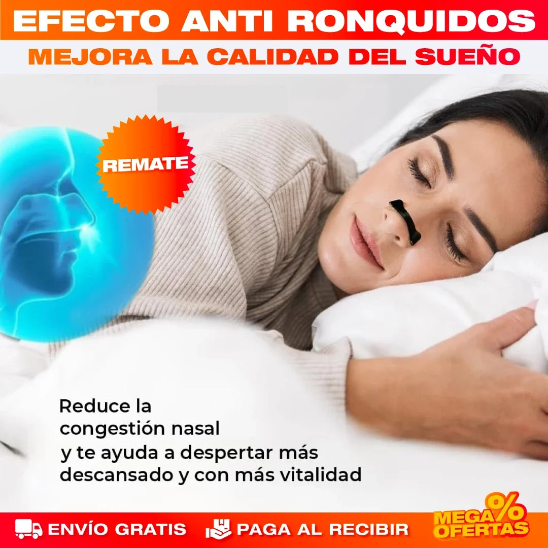 Tiras Nasales Magnéticas Antirronquidos y Deportivas – Duerme (y Deja Dormir) Sin Ronquidos