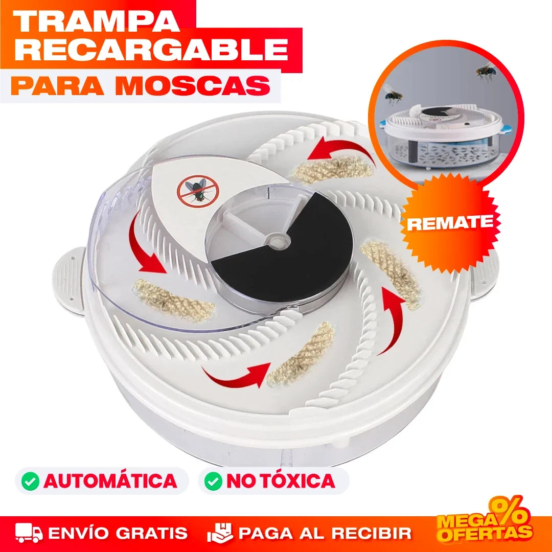 Trampa Eléctrica para Moscas – Casa Sin Moscas ni Zancudos y Sin Venenos
