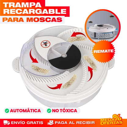 Trampa Eléctrica para Moscas – Casa Sin Moscas ni Zancudos y Sin Venenos