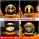 Lámpara Bola de Cristal LED 3D – Decora con una Luz Que Enamora · 2x1