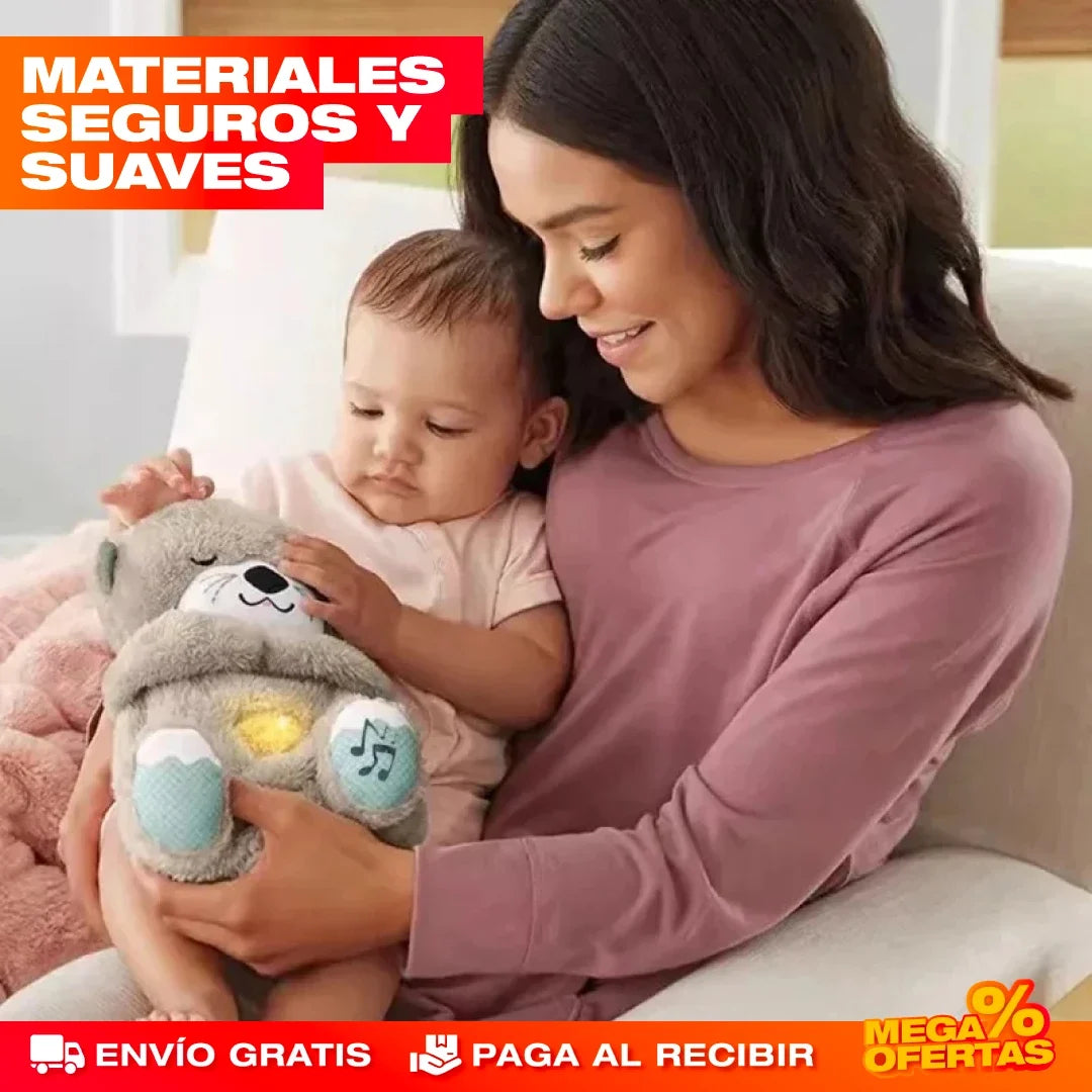 Peluche Relajante de Respiración para Dormir – Calma la Ansiedad y Duerme en Minutos