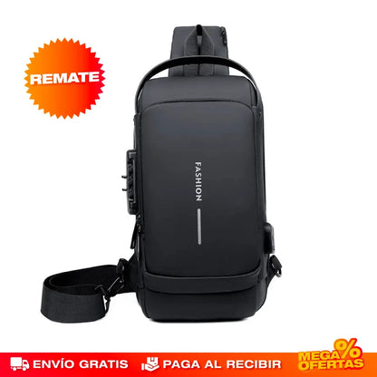 Bolso Manos Libres Antirrobo con Carga USB Impermeable – Anda Seguro y con el Celular Siempre Cargado