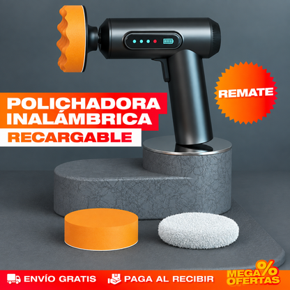 POLICHADORA INALÁMBRICA RECARGABLE PARA DETALLADO AUTOMOTRIZ – Le devuelves el brillo al carro sin cables ni extensiones