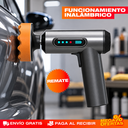 POLICHADORA INALÁMBRICA RECARGABLE PARA DETALLADO AUTOMOTRIZ – Le devuelves el brillo al carro sin cables ni extensiones