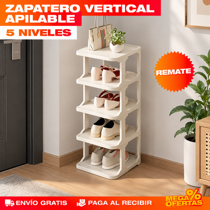 PROMO 2X1 ZAPATERO VERTICAL APILABLE DE 5 NIVELES – Los zapatos dejan de vivir amontonados en la entrada