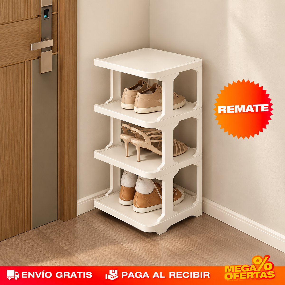 PROMO 2X1 ZAPATERO VERTICAL APILABLE DE 5 NIVELES – Los zapatos dejan de vivir amontonados en la entrada