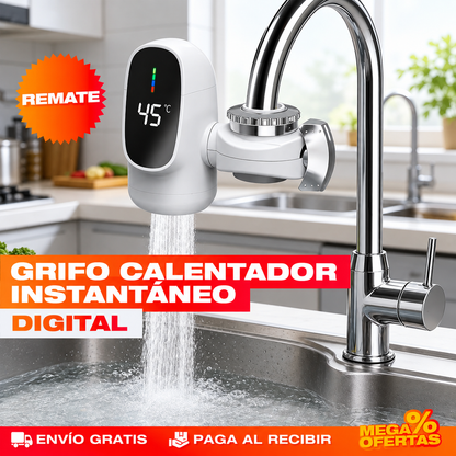 GRIFO CALENTADOR INSTANTÁNEO – Abres la llave y sale caliente, sin esperar