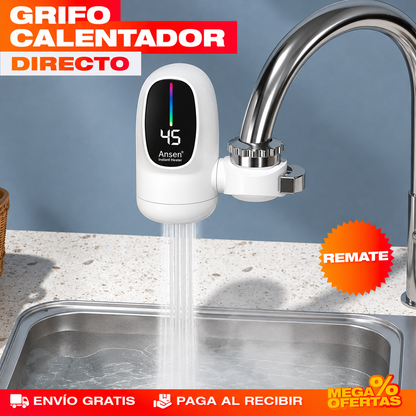 GRIFO CALENTADOR INSTANTÁNEO – Abres la llave y sale caliente, sin esperar