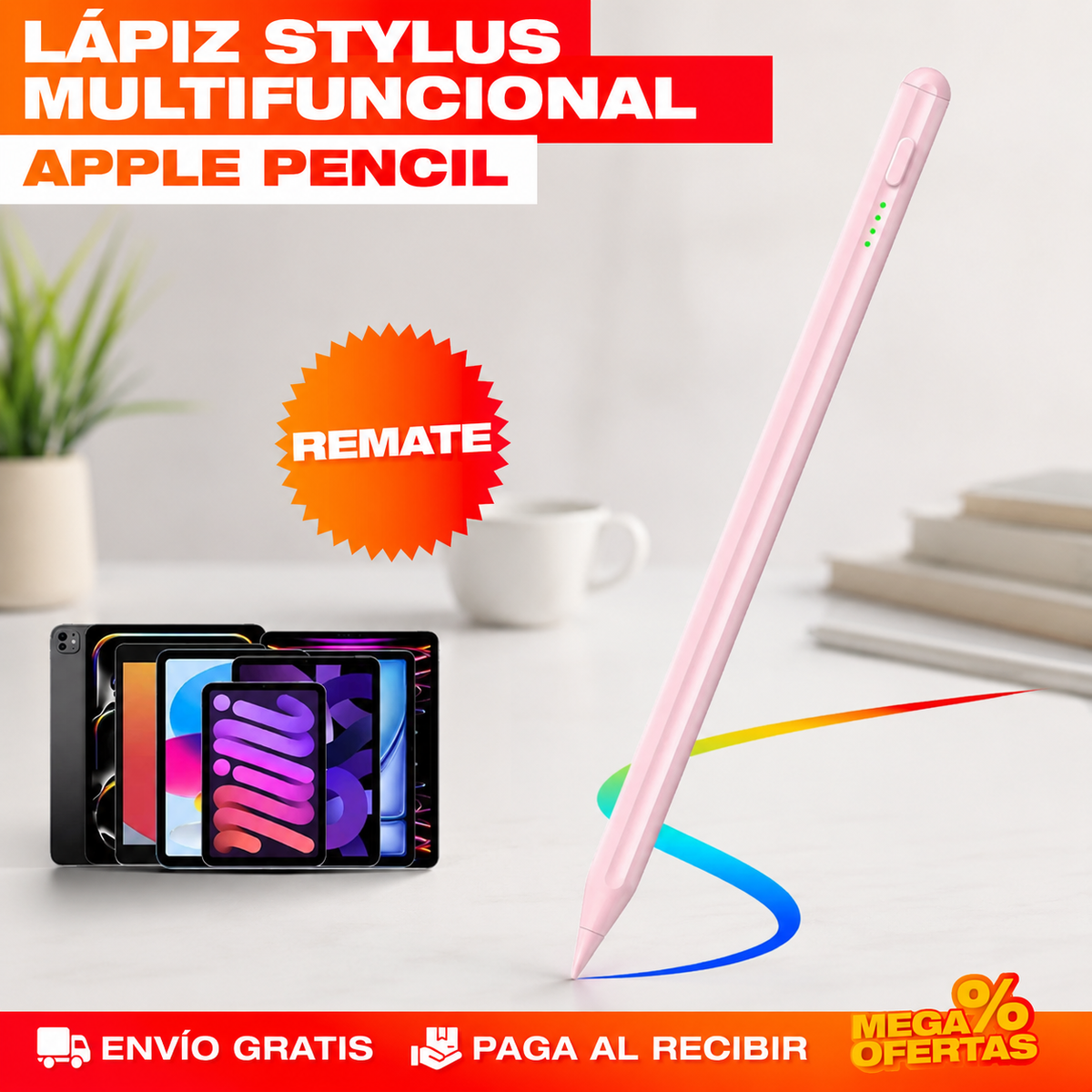LÁPIZ STYLUS MULTIFUNCIONAL – Escribes en la tablet como en un cuaderno
