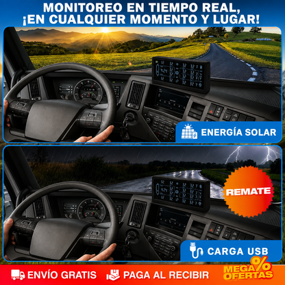 SISTEMA DE MONITOREO DE PRESIÓN DE LLANTAS – Sabes cómo van las 4 llantas sin bajarte