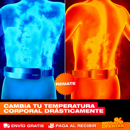 VENTILADOR PORTÁTIL DE CINTURA CON ENFRIAMIENTO – El aire se va contigo y las manos quedan libres