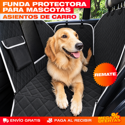 Funda Protectora de Carro para Mascotas – El perro se sube y el asiento queda intacto