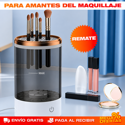 LIMPIADOR DE BROCHAS DE MAQUILLAJE AUTOMÁTICO