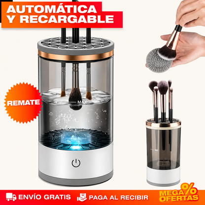 LIMPIADOR DE BROCHAS DE MAQUILLAJE AUTOMÁTICO