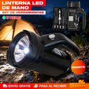 LINTERNA + SET DE HERRAMIENTAS 17 PCS