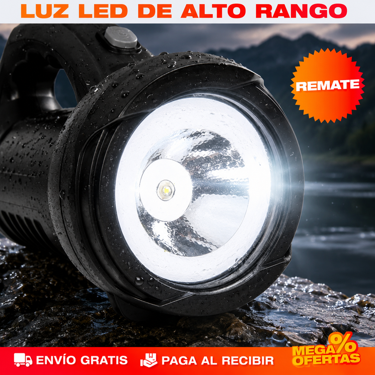 LINTERNA + SET DE HERRAMIENTAS 17 PCS