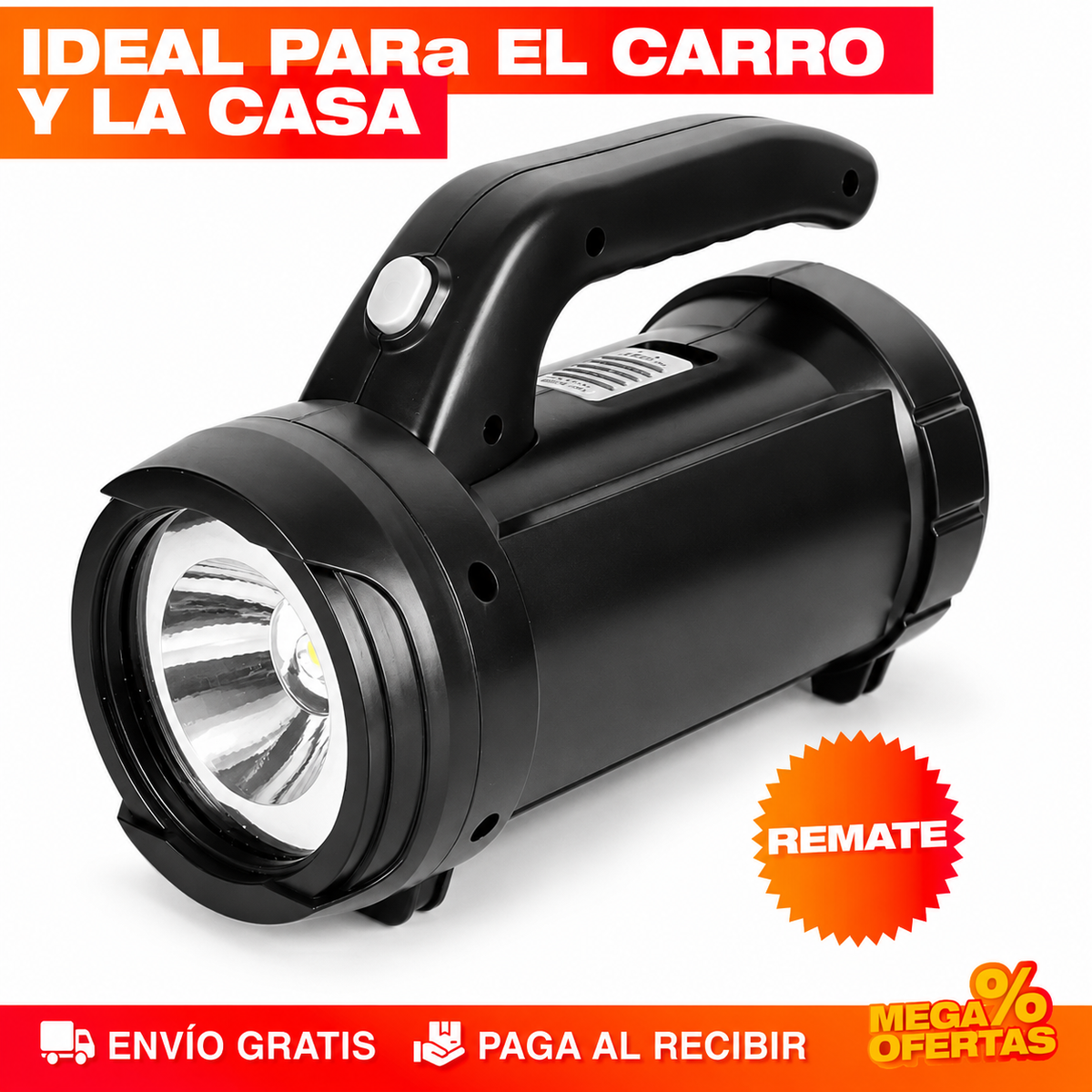 LINTERNA + SET DE HERRAMIENTAS 17 PCS
