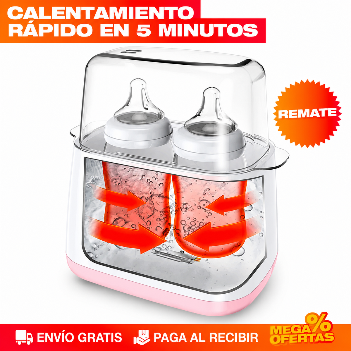 CALENTADOR Y ESTERILIZADOR DE BIBERONES