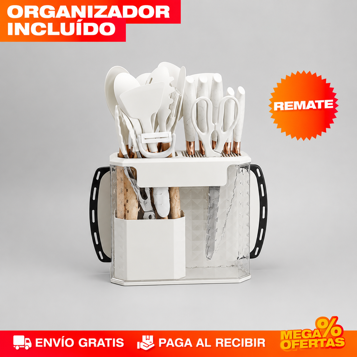 SET UTENSILIOS DE COCINA 16 PIEZAS
