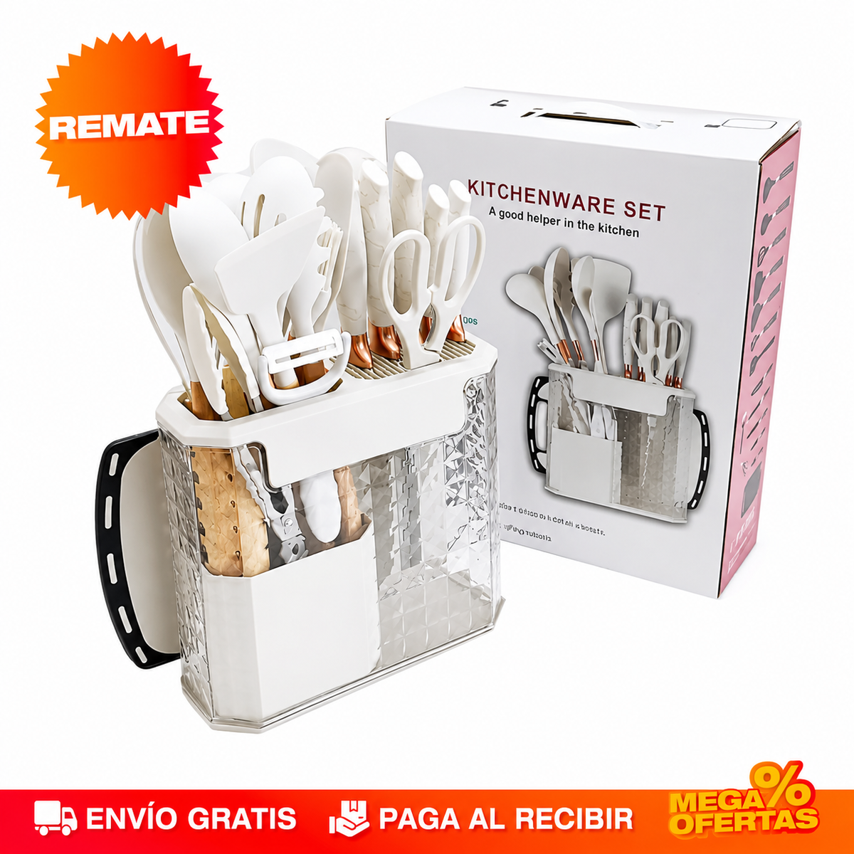 SET UTENSILIOS DE COCINA 16 PIEZAS