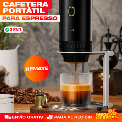 CAFETERA ESPRESSO PORTÁTIL 3 EN 1