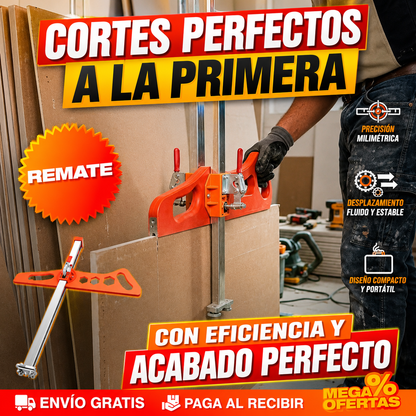 Cortador Plegable De Paneles De Yeso Drywall – Corta el drywall derecho y sin bisturí