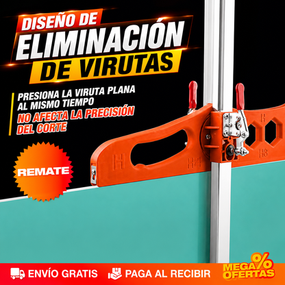 Cortador Plegable De Paneles De Yeso Drywall – Corta el drywall derecho y sin bisturí