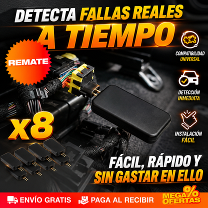 Kit x8 Detectores Diagnóstico Sistema Bolsa De Aire Para Vehículo – Diagnostica el airbag tú mismo