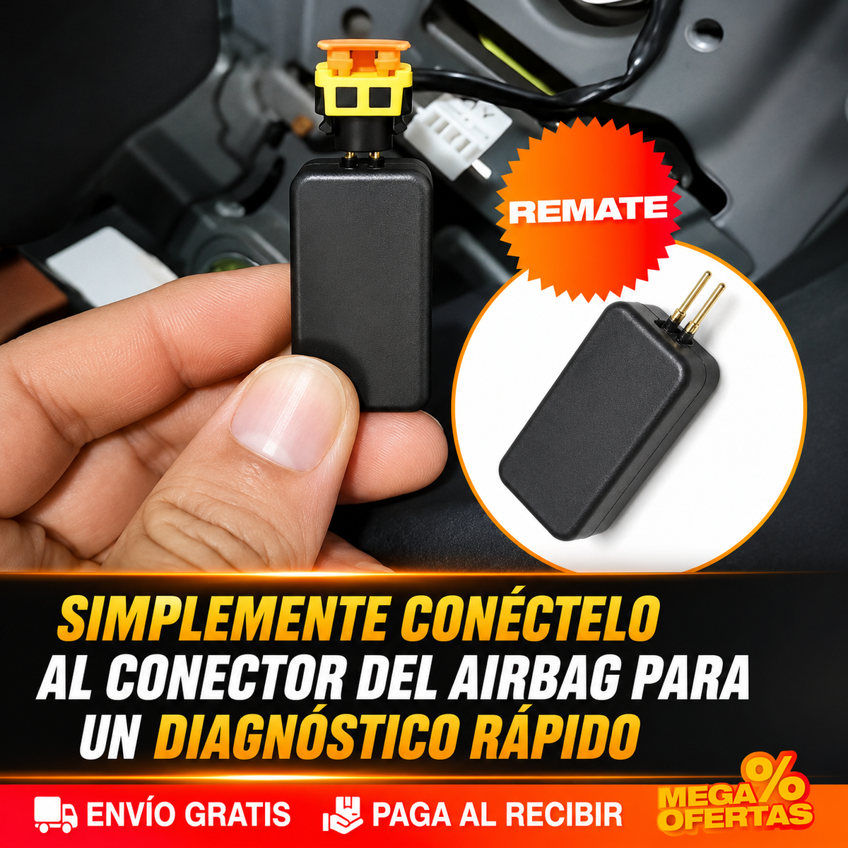Kit x8 Detectores Diagnóstico Sistema Bolsa De Aire Para Vehículo – Diagnostica el airbag tú mismo